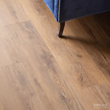 Кварцвиниловая плитка VINILAM Cork Premium Glue Дуб Кордова 