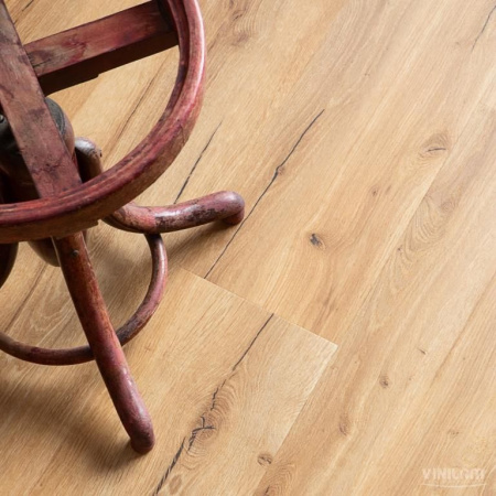 Кварцвиниловая плитка VINILAM Cork Premium Glue Дуб Мадрид 