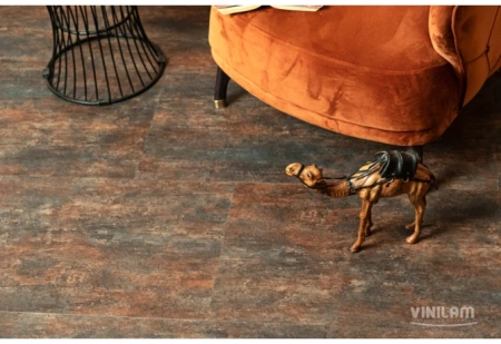 SPC ламинат VINILAM Ceramo Stone Керамическая Сталь 