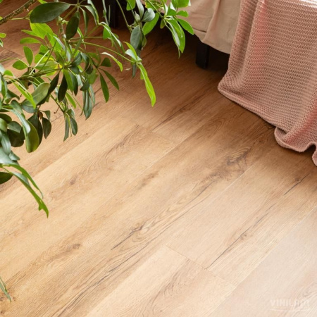 Кварцвиниловая плитка VINILAM Cork Premium Glue Дуб Витория 