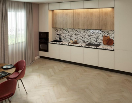 SPC ламинат Steinholz Herringbone Танне 