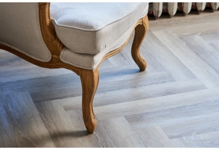 Кварцвиниловая плитка VINILAM Parquet Herringbone Glue Паркет Эрмитаж 43 класс 2.5 мм 