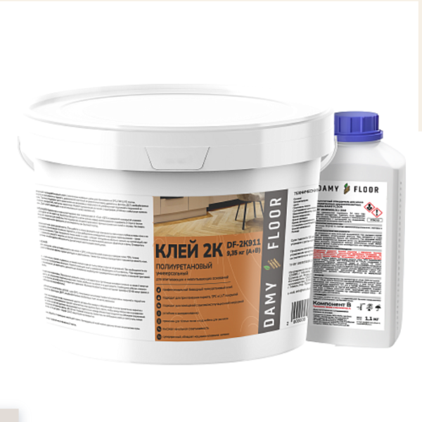 Двухкомпонентный клей DAMY FLOOR 9.35 кг