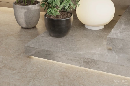 Кварцвиниловая плитка VINILAM Ceramo Stone Glue Аравийский Камень 