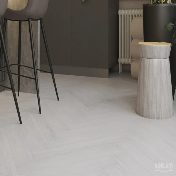 Кварцвиниловая плитка VINILAM Parquet Herringbone Glue Паркет Санторини