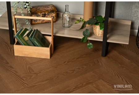 Кварцвиниловая плитка VINILAM Parquet Herringbone Glue Паркет Винсент 