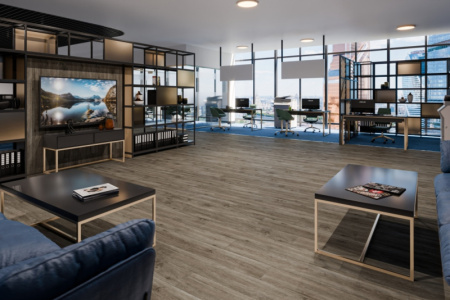 Кварцвиниловая плитка DAMY FLOOR Family LVT Дуб Горный 