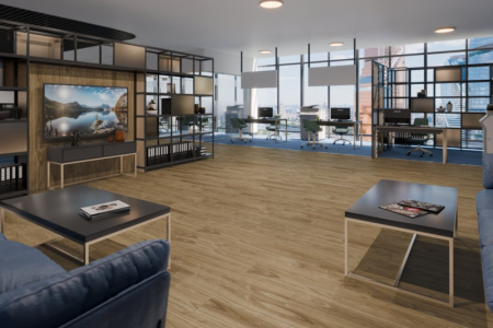 Кварцвиниловая плитка DAMY FLOOR Family LVT Орех Европейский 