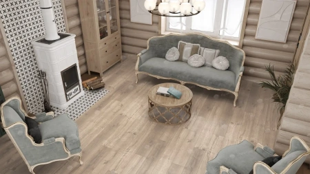 SPC ламинат Alpine Floor Real Wood Дуб Натуральный Eco 2-5 