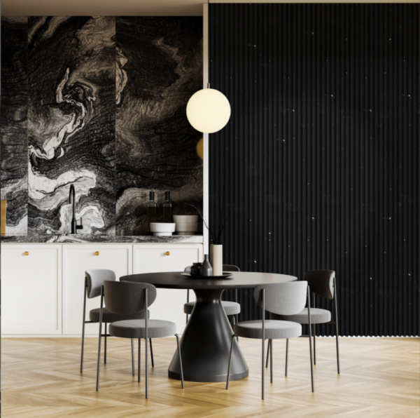 Стеновая панель Wood Lab Legno имперский черный 