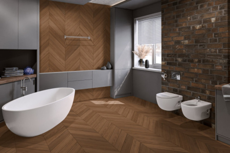 Кварцвиниловая плитка DAMY FLOOR Chevron LVT Блуа 