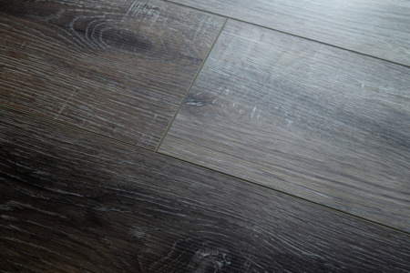 Кварцвиниловая плитка DAMY FLOOR Family LVT Дуб Рустикальный Черный 