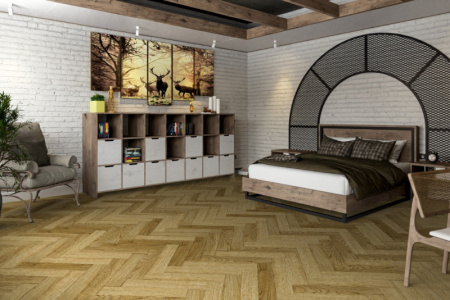 Кварцвиниловая плитка DAMY FLOOR London LVT Шеффилд 