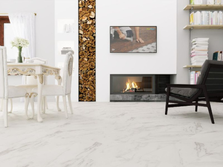 SPC ламинат Alta Step Arriba Мрамор Белый 