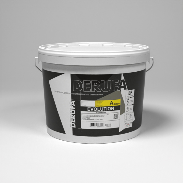 Дисперсионная краска DERUFA EVOLUTION серии профи 2.7 л база С