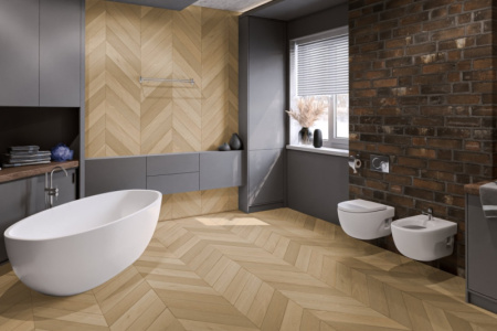 SPC ламинат DAMY FLOOR Chevron Тюильри 