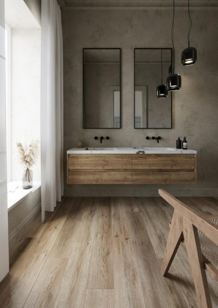 SPC ламинат Alixfloor City Line Дуб Вельвет Коричневый 