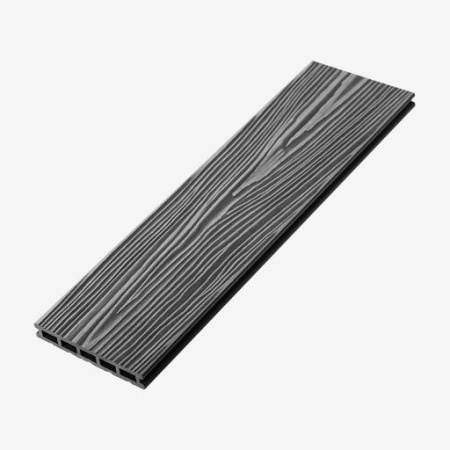 Террасная доска ДПК Unodeck Mogano Графит 4м 