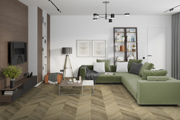 SPC ламинат DAMY FLOOR Chevron Амбуаз  SPC ламинат DAMY FLOOR Chevron Амбуаз