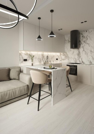 SPC ламинат Alixfloor City Line Дуб Светло-Серый 