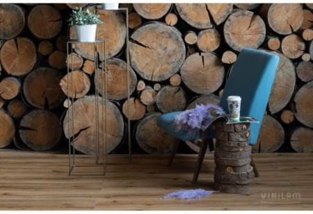 Кварцвиниловая плитка VINILAM Glue Дуб Марбург 