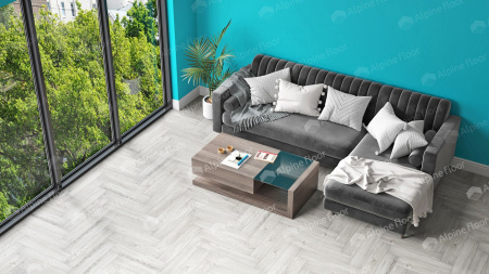 SPC ламинат Alpine Floor Light Parquet Снежный Eco 13-11 