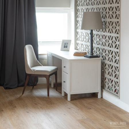 Кварцвиниловая плитка VINILAM Cork Premium Glue Дуб Ронда 