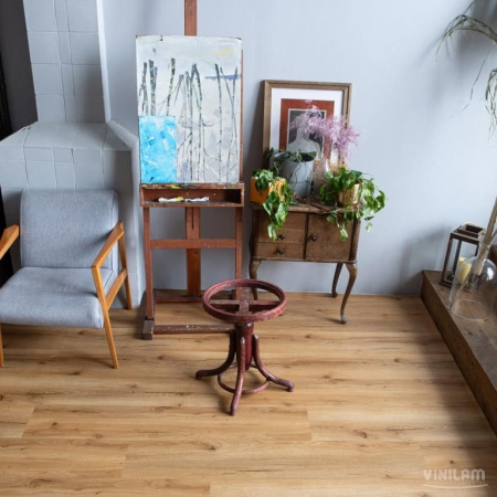 Виниловый ламинат VINILAM Cork Premium Дуб Мадрид 