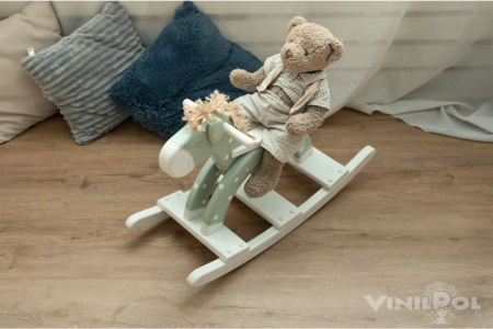 Кварцвиниловая плитка VINILAM VinilPol Glue Дуб Бари 