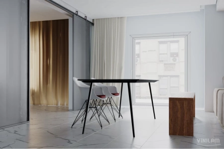 SPC ламинат VINILAM Ceramo Stone Греческий Мрамор 