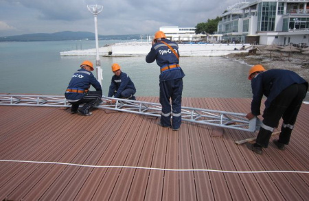 Террасная доска ДПК Шовная Ecodeck Шоколад 6м 