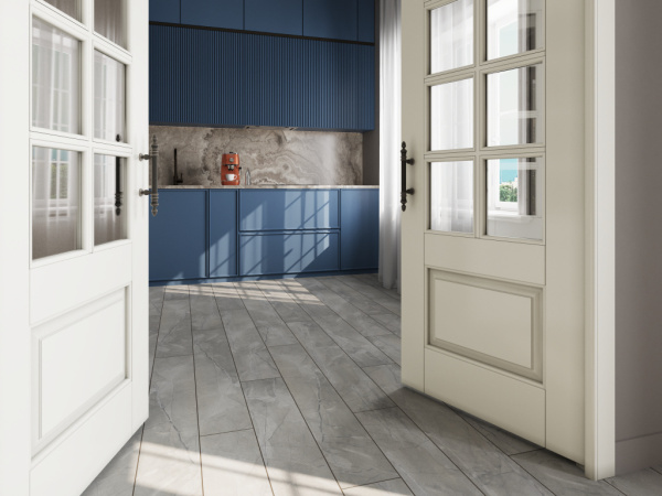 Ламинат EverSense Large 8/34 Aqua+ Мрамор Серый 