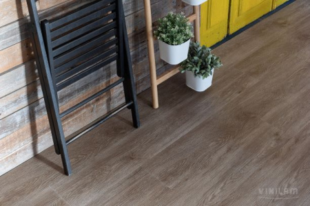Кварц-виниловый ламинат VINILAM Click Дуб Ваймар 