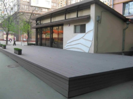 Террасная доска ДПК Шовная Ecodeck Шоколад 6м Террасная доска ДПК Шовная Ecodeck Шоколад 6м